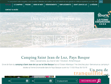 Tablet Screenshot of camping-erromardie.com